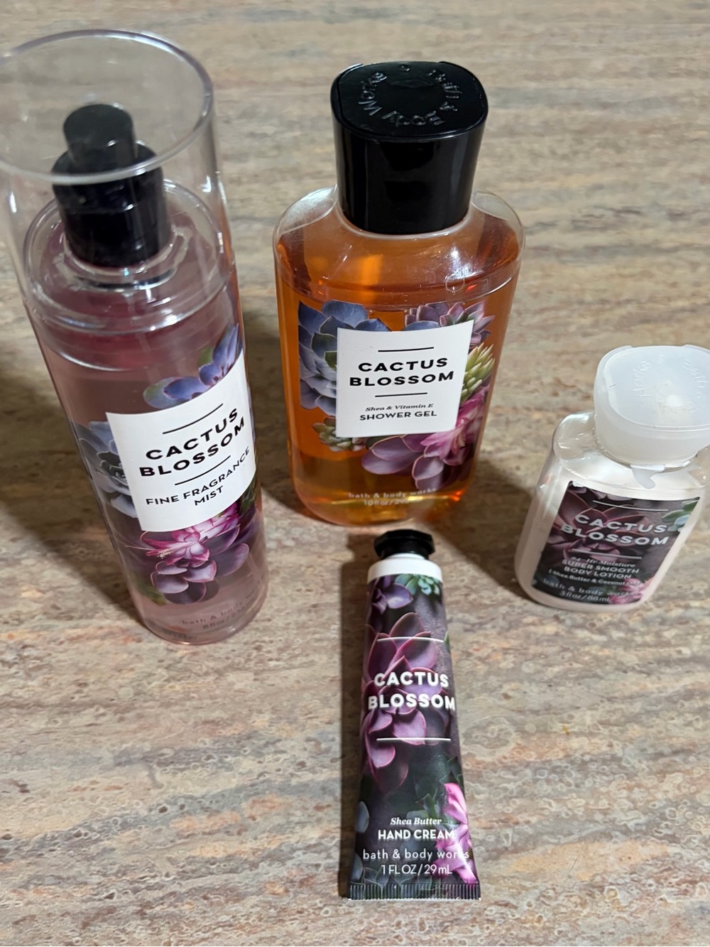 Bath & Body Works Cactus Blossom Discontinued Shower Gel, Mist, Lotion, Cream